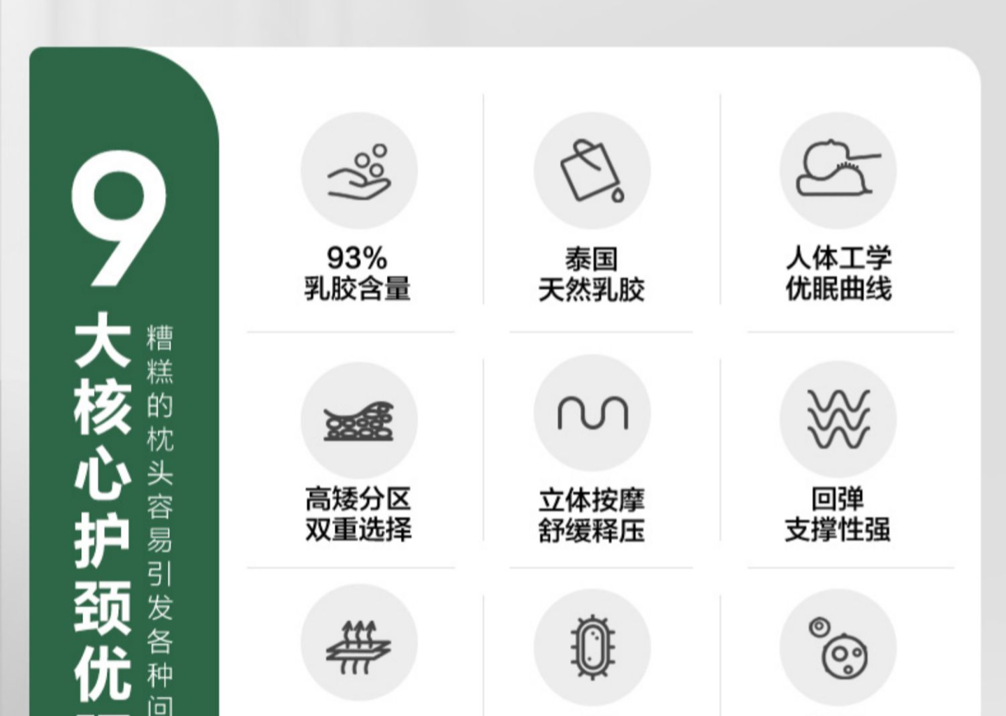 政府补贴 15%：网易严选 93% 乳胶枕 67 元起（日常 159 元）