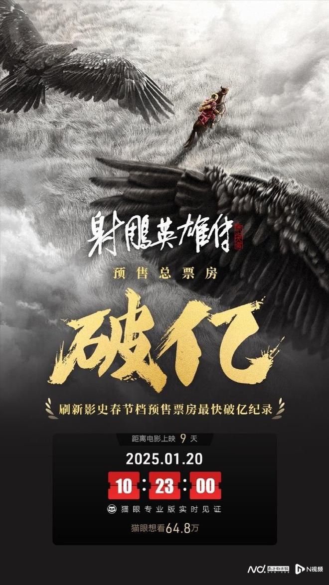 西瓜视频创作者：7777788888管家婆网一-《射雕英雄传：侠之大者》发布新预告，预售票房破亿创纪录